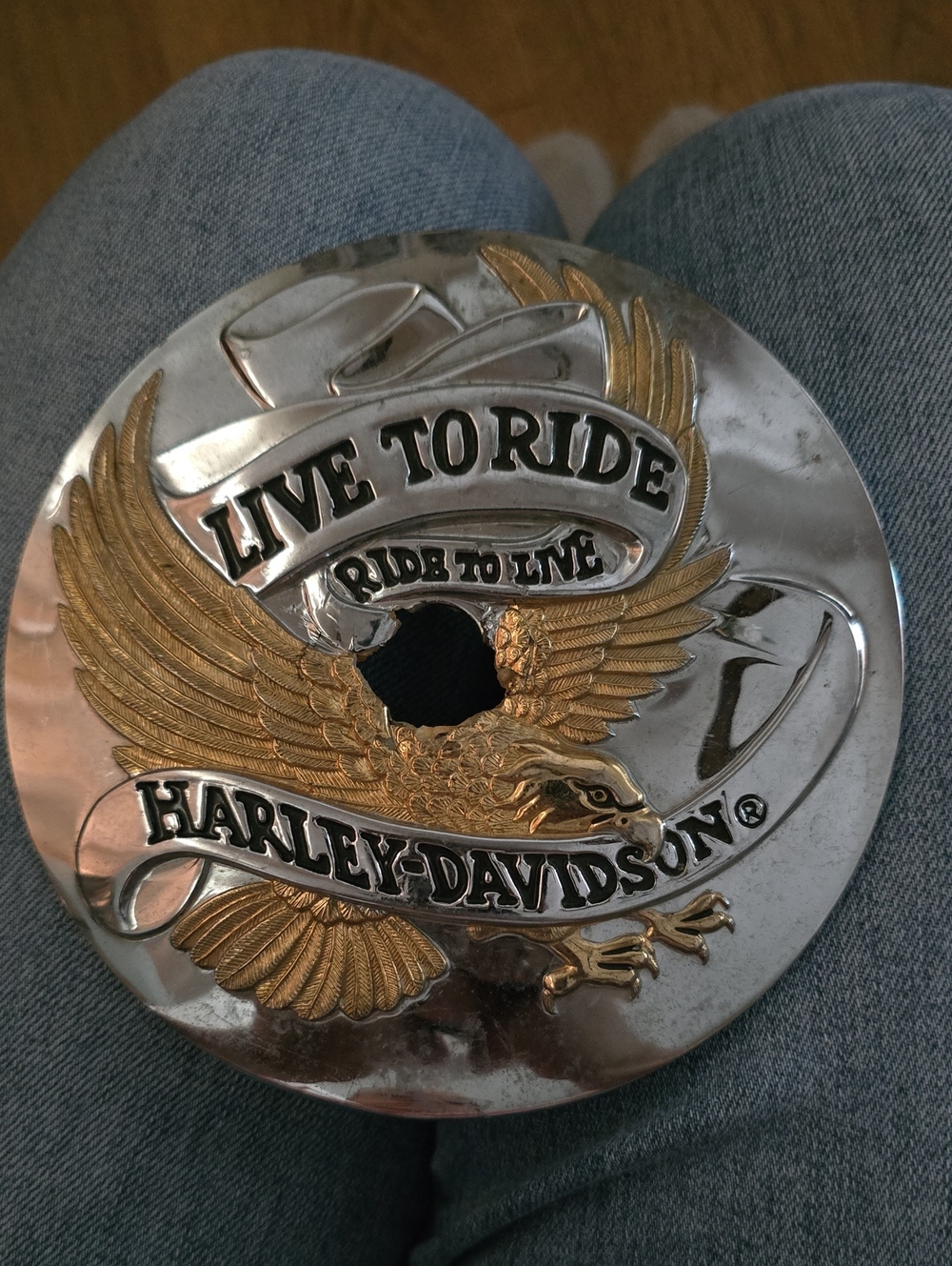 Genuine OEM Harley Davidson Live To Ride Air Cleaner Trimmer Insert
